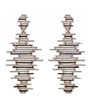 Glitch - 18K Rose Gold and Diamonds Luxury Earrings - Tess Van Ghert - Luxury brand earrings whilst being comfortable