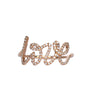 Love Ring - 18K Gold and Diamonds - Tess Van Ghert - 1 - This secret of love ring is presented from the front.