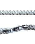 Silver Diamond Cut Link Chain